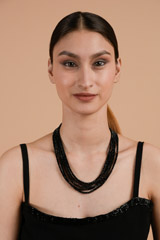 Blue Multi String Necklace3616 video